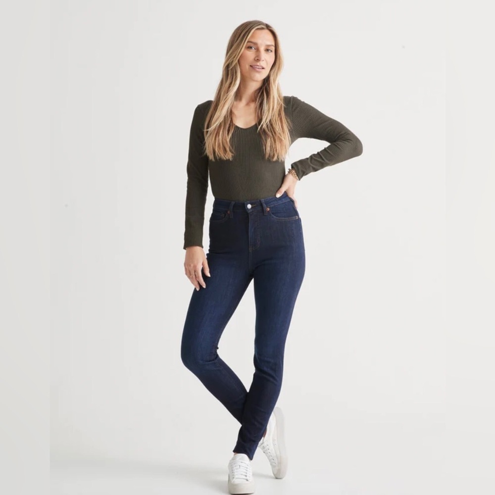 DU/ER Performance Denim High Rise Skinny | Size‎ 25x28